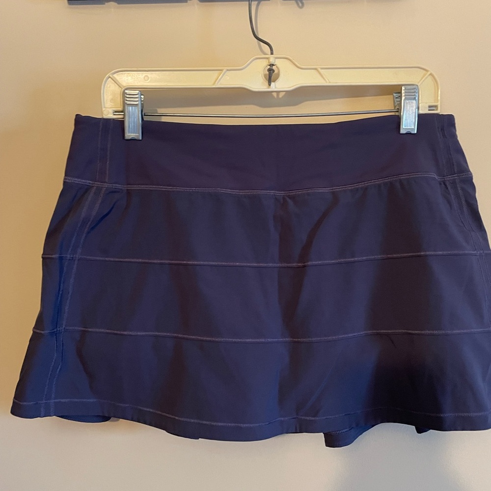 Lululemon Athletica Navy Pace Rival Skort Sz 8